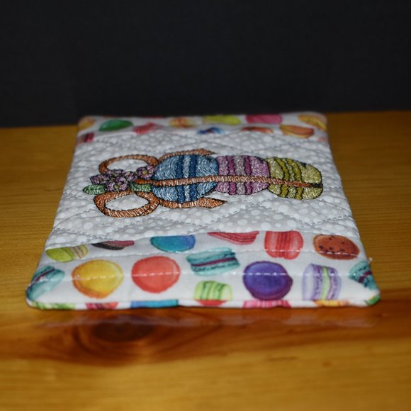 Cute Embroidery Macaron Wallet - Picture 2 of 9